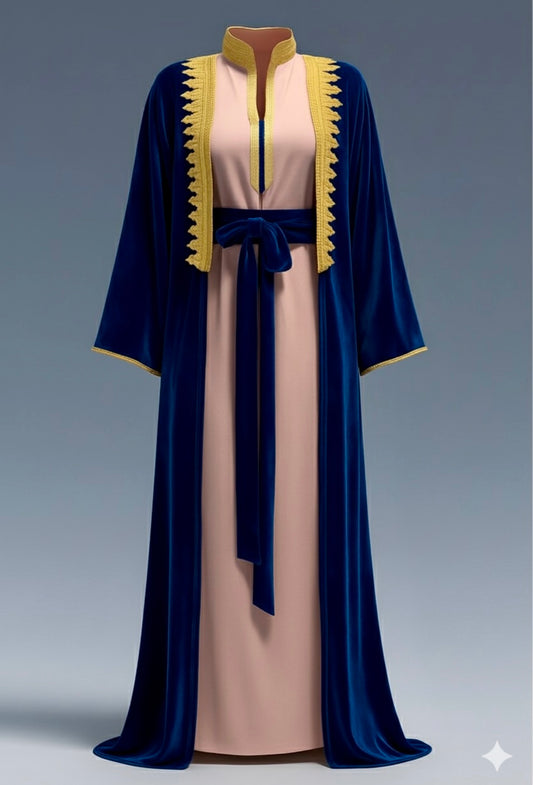 فستان اصالة - Bleu Roi