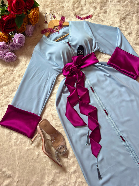 قفطان ليلاس - ازرق سماوي