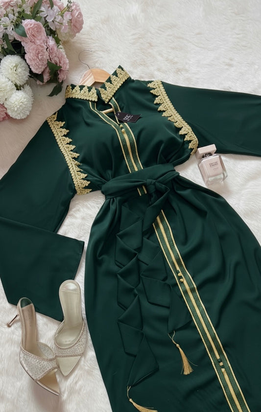 قفطان سلطانة  - أخضر