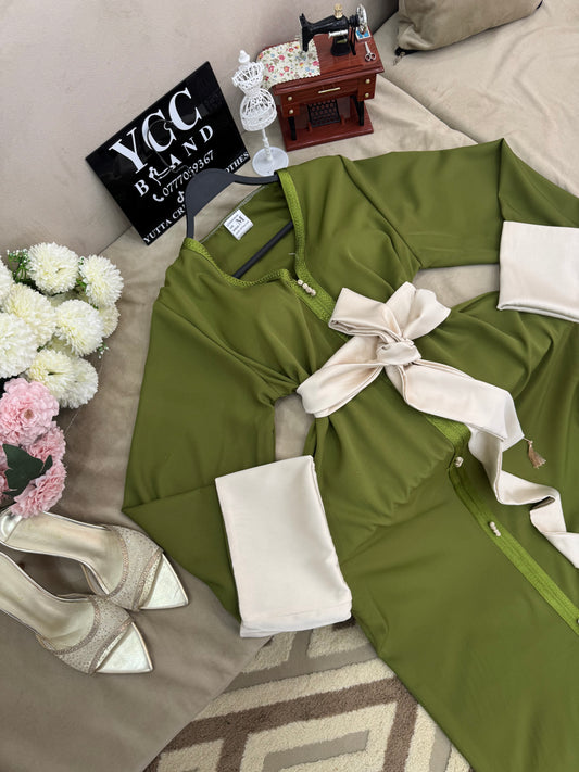 قفطان ليلاس -vert olive
