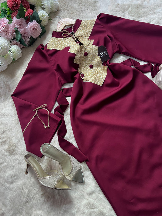 فستان لارين - بوردو