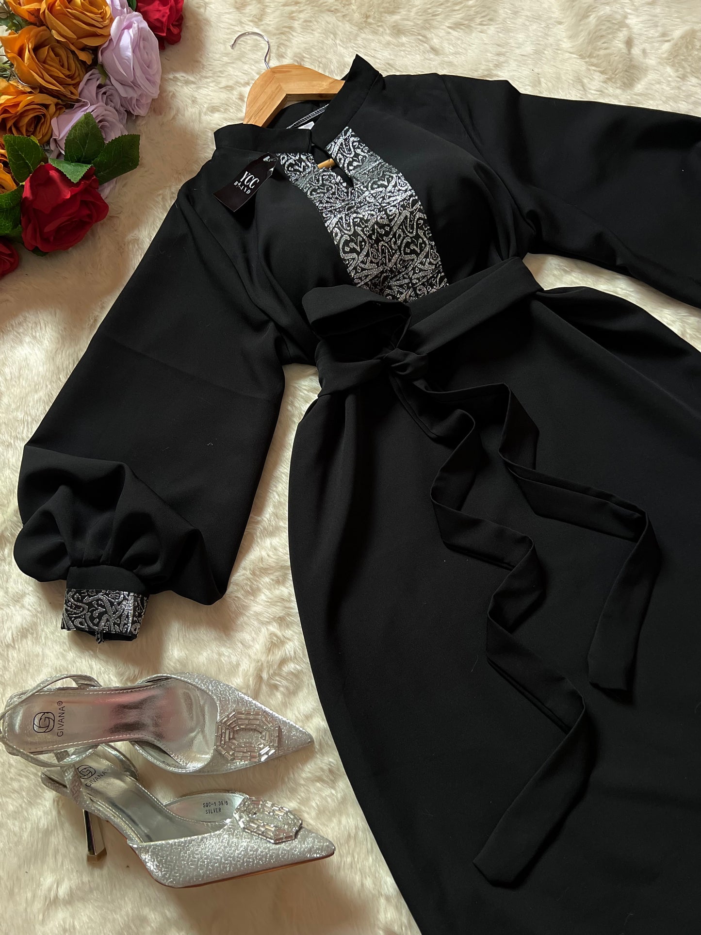 فستان قمر - اسود